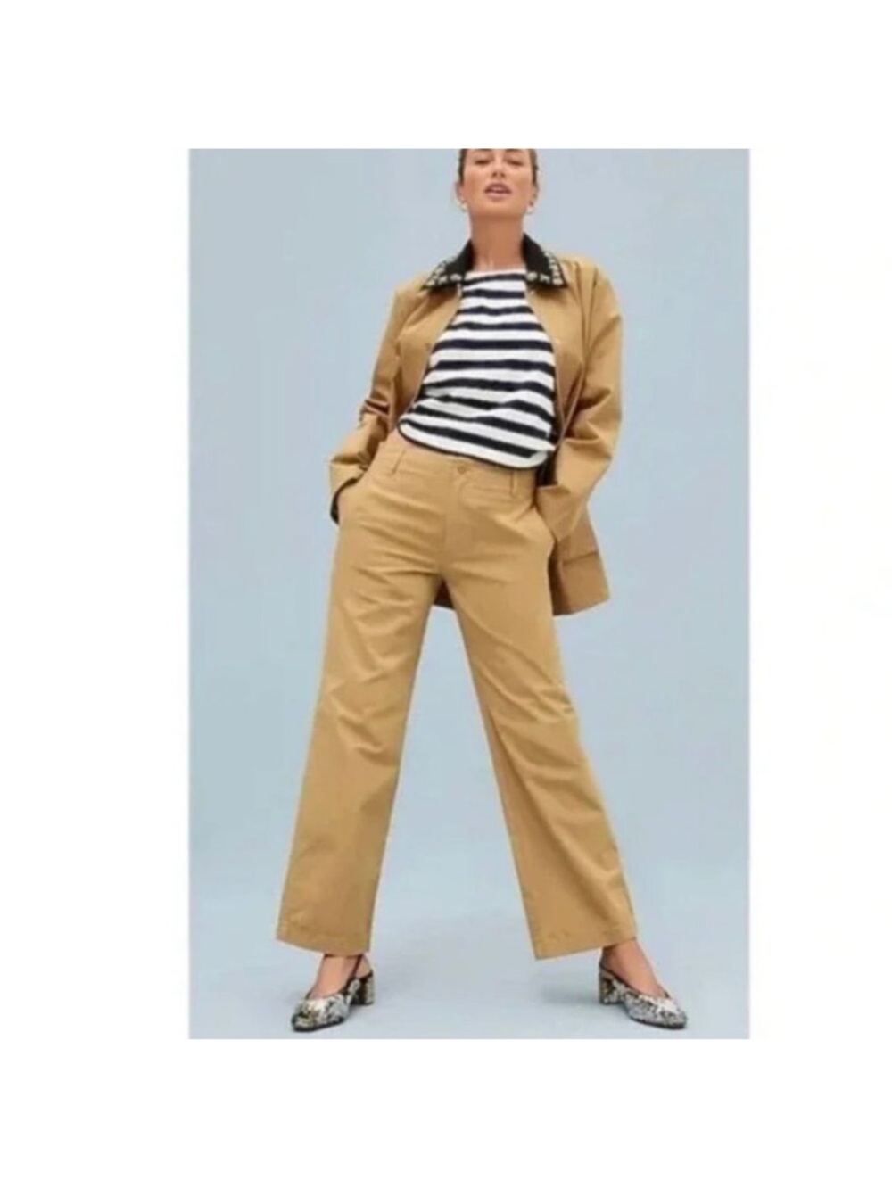J. Crew Sailor Heritage Chino Khaki Honey Brown Pants 27T